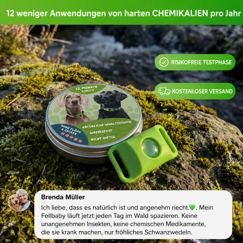 12 Monate Floh- & Zeckenschutz Anhänger